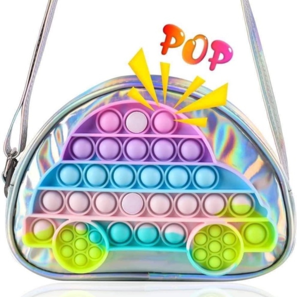 New Car Pop Fidget Purse Shoulder Bag Sensory Toy